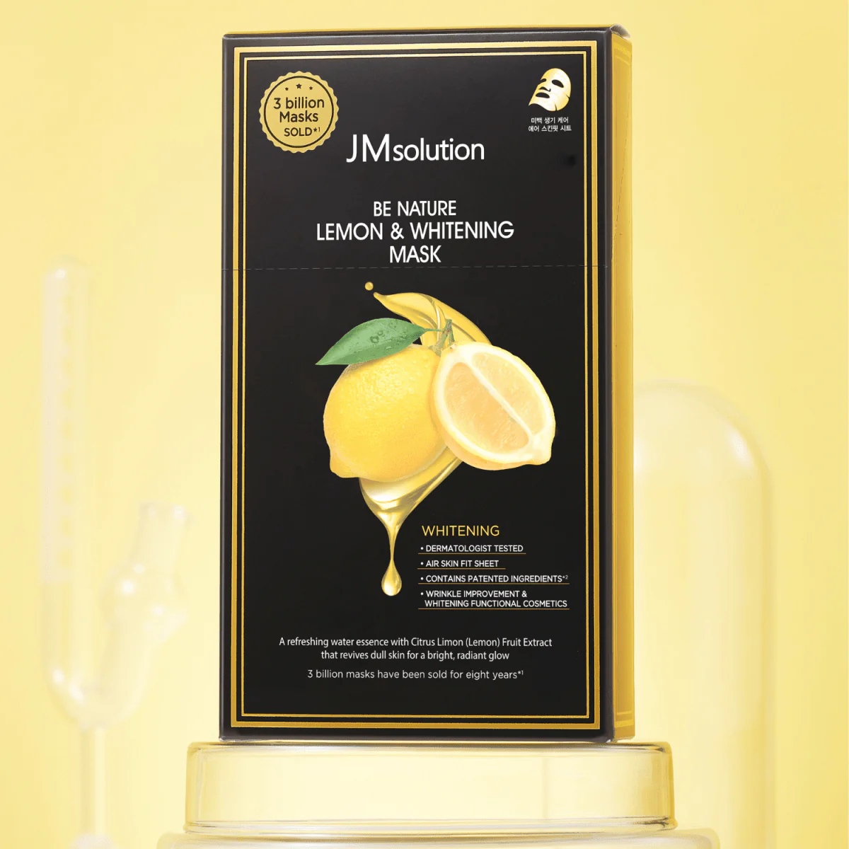 Be Nature Lemon & Whitening Mask Box [10pcs] - Image 3