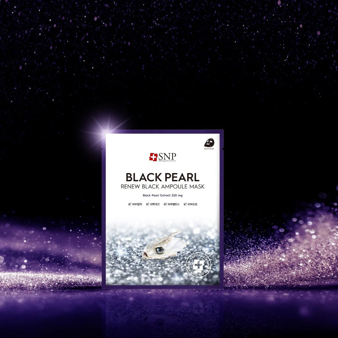 Black Pearl Renew Black Ampoule Mask Box [10pcs] - Image 6