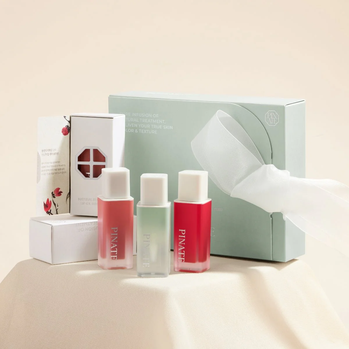 Natural Bloom Lip Oil Serum 3-Color Set - Image 2
