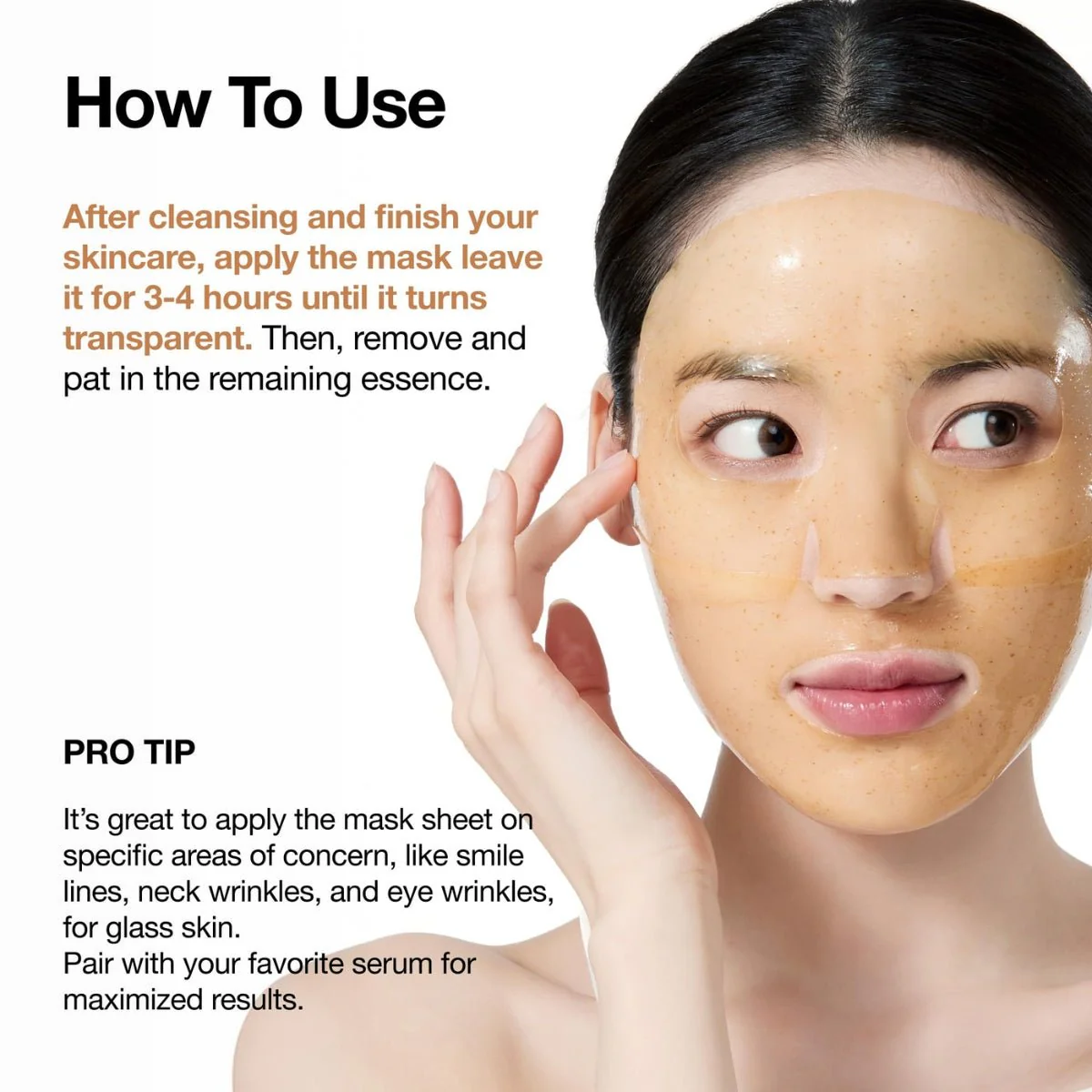 Rice 70 Glow Collagen Mask Box [4pcs] - Image 4
