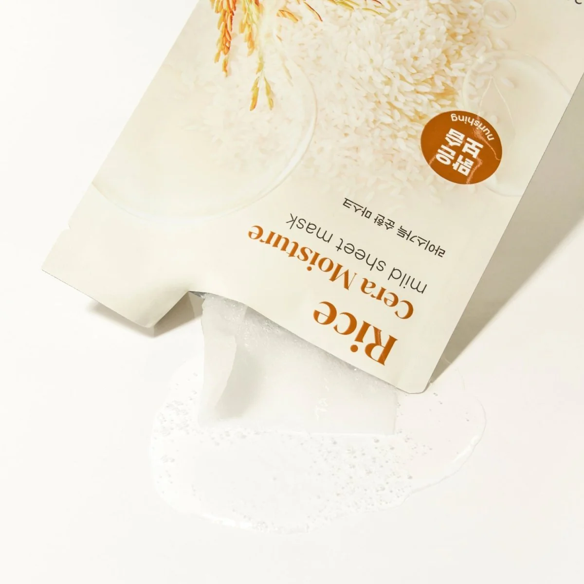 Rice Cera Moisture Mild Sheet Mask 1pc - Image 2