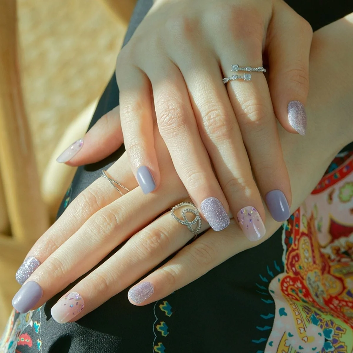 Semi-Cured Gel Nail - N Afterglow - Image 2