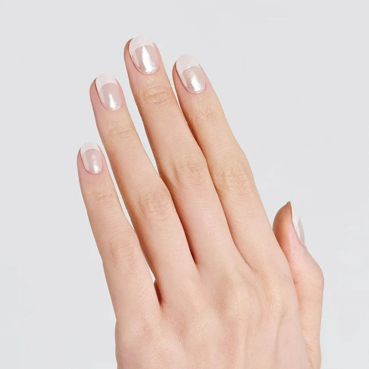 Semi-Cured Gel Nail - N Glow French - Image 3