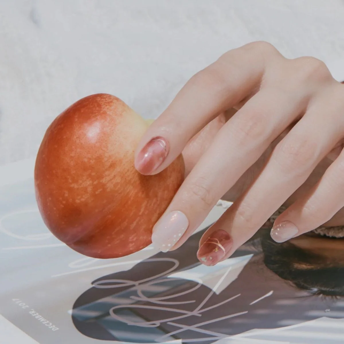 Semi-Cured Gel Nail - N Sunset Water - Image 3