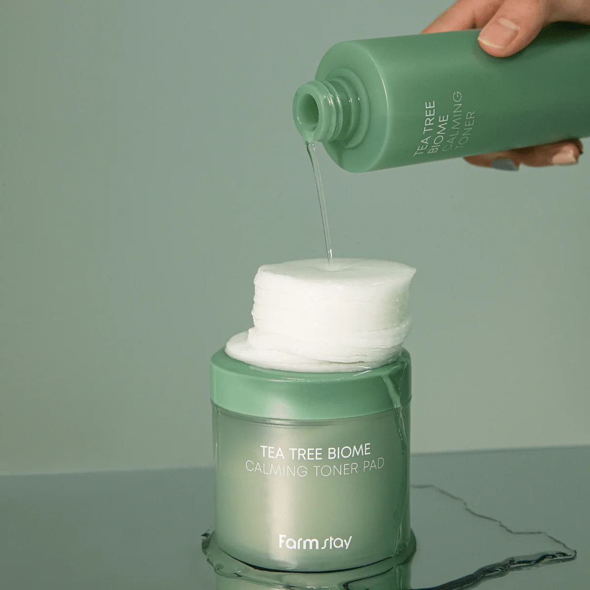 Tea Tree Biome Calming Toner Pad 140ml - Image 3