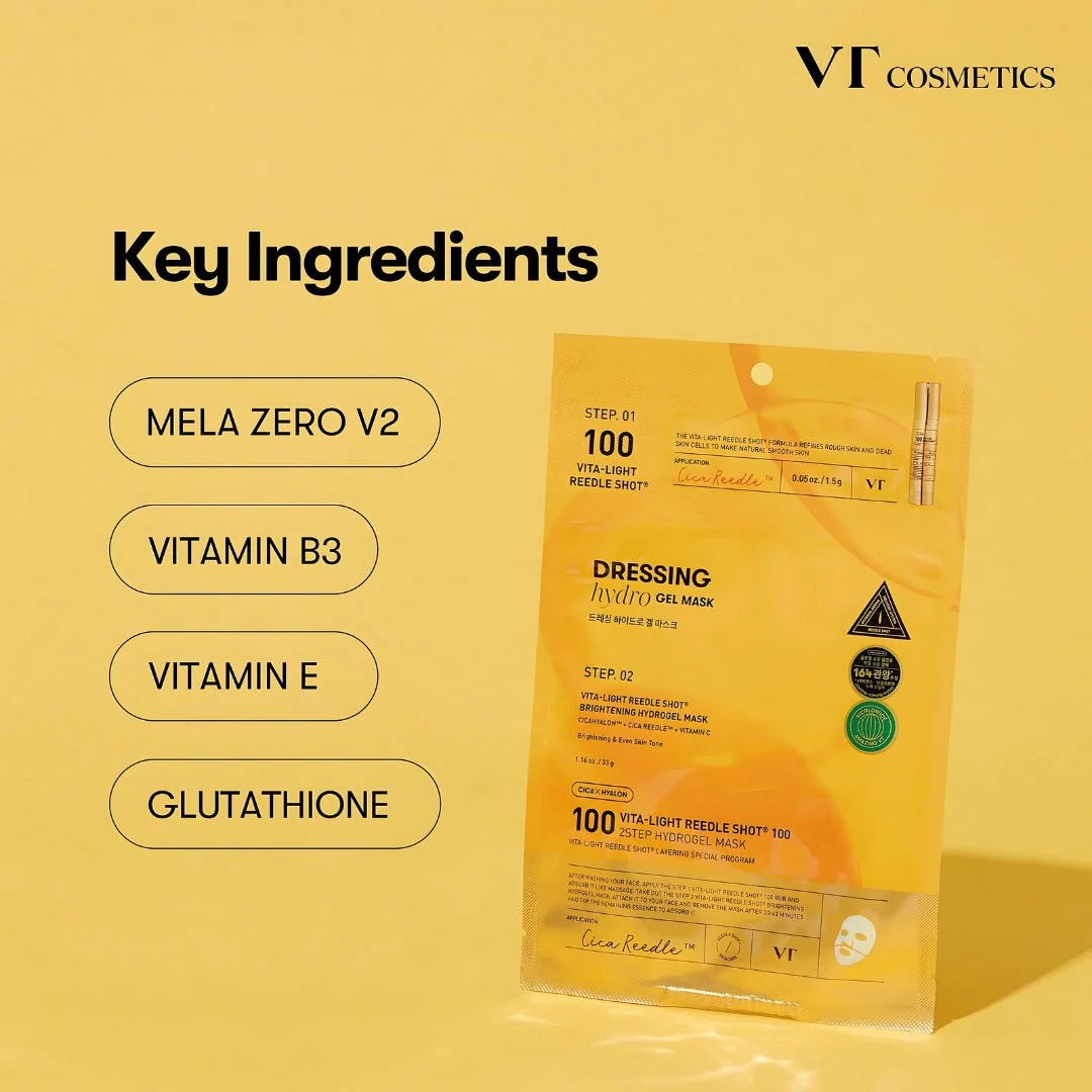 Vita-light Reedle Shot 100 2Step Hydrogel Mask [1pc] - Image 4